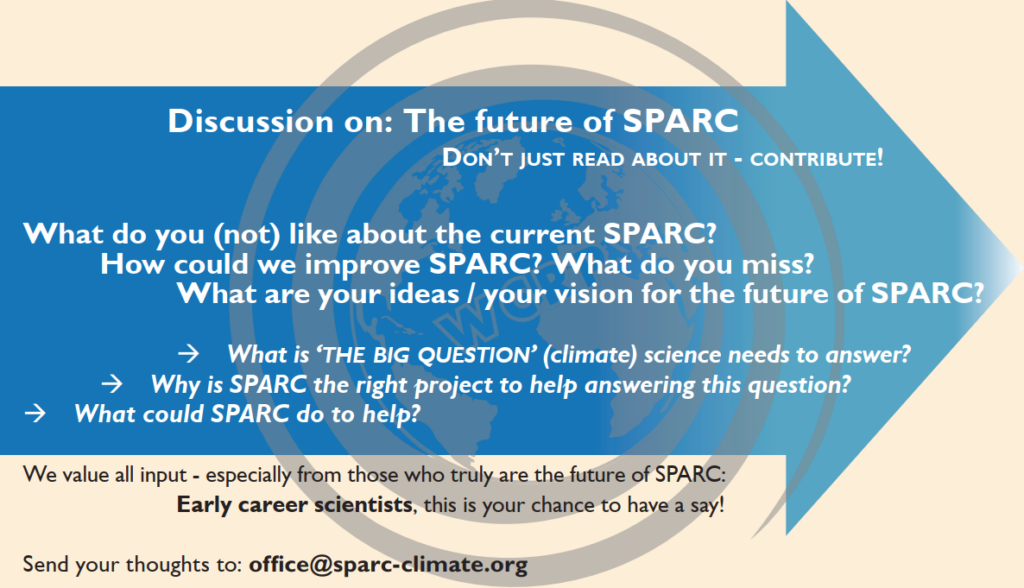 Advertisement: Participate in the discussion on the future of SPARC!